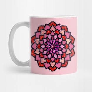 flower mandala art Mug